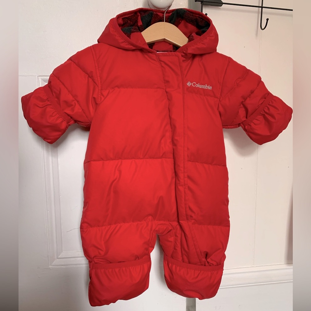 Columbia Red Puffer Snowsuit